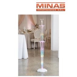SOPORTE DE GLOBOS CON LUZ 70 CM