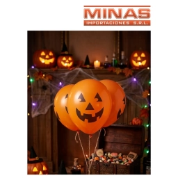 GLOBOS PARA HALLOWEEN 10 PCS