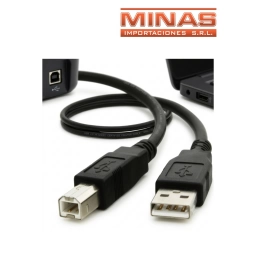 CABLE USB A 2.0  X 150 CM. PARA IMPRESORAS Y ESCANER