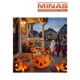 CALABAZA PARA HALLOWEEN DESARMABLE X 16 CM.