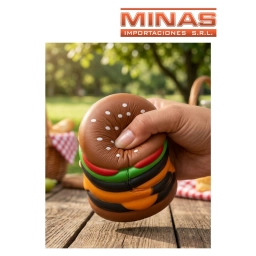 SQUISHY HAMBURGUESA 10 X 9 CM