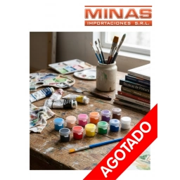 TEMPERA CON PINCEL 12 PCS