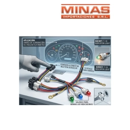 PORTA LAMPARA PARA MOTO 23 CM