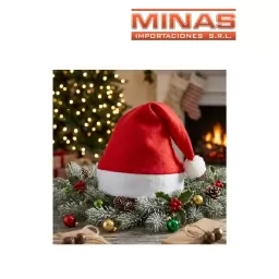 GORRO DE PAPA NOEL , DE FIELTRO,SENCILLO.