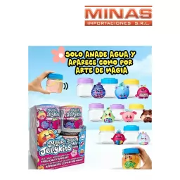 MAGIC JELLYKINS MUCHAS FIGURAS SORPRESA 8 PCS $590 C/U