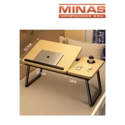 MESA ESCRITORIO NEGRO Y BEIGE